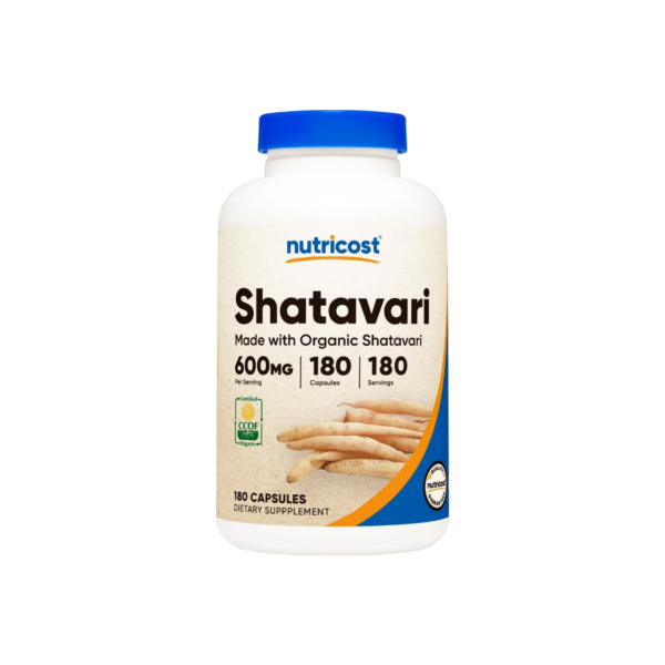 SHATAVARI 600mg X 180 CAPS - NUTRICOST