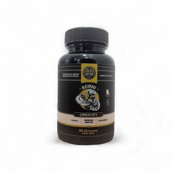 Extracto de Reishi en Cápsulas 30 mg x 60 u- Mush Organics