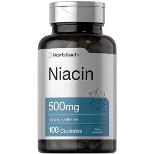 NIACINA (vitamina escencial) 500mg x 100 CAPS - Horbaach