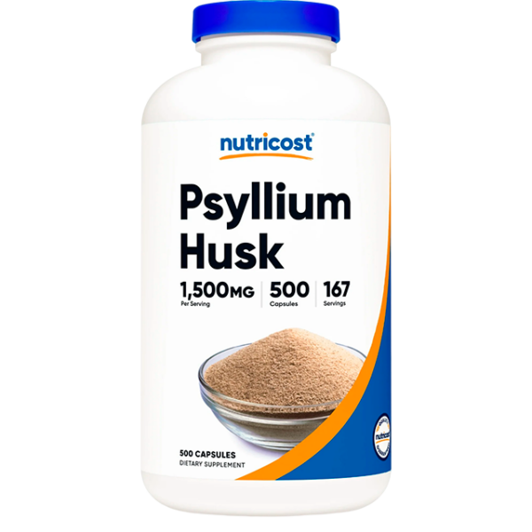 PSYLLIUM HUSK 1500 Mg X 500 CAPS - NUTRICOST