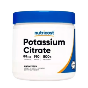 POTASSIUM CITRATE (500 Gr POLVO) - NUTRICOST