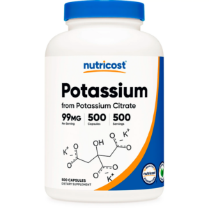 CITRATO DE POTACIO 99 Mg X 500 CASP - NUTRICOST