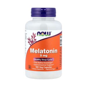 MELATONIN 5 MG x 180 CAPS - NOW
