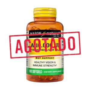 A-10 000 UI (Fish Liver Oil) x 100 CAPS - MASON NATURAL