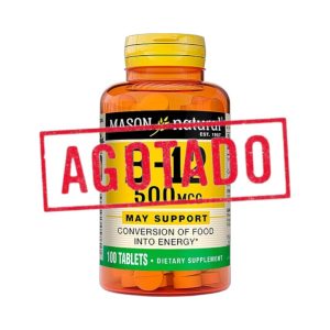 VITAMINA B12 500 MCG x 100 TABLETS - MASON NATURAL