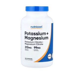 POTASSIUM + MAGNESIUM x 240 CAPS - NUTRICOST