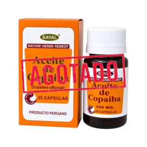ACEITE DE COPAIBA 350 MG x 25 CAPS - SAYAL