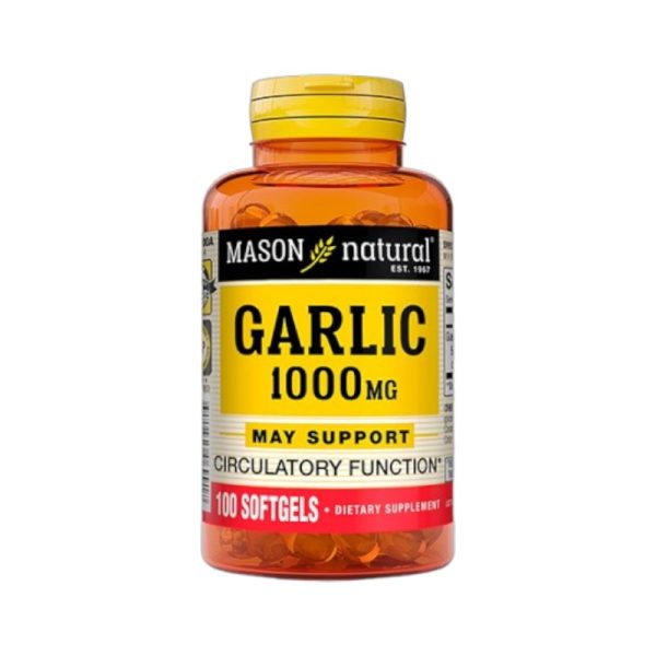 GARLIC 1000 MG x 100 CAPS - MASON NATURAL - Imagen 2