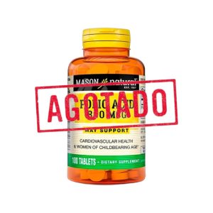 FOLIC ACID 800 MCG x 100 TABLETS - MASON NATURAL