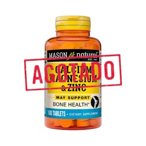 CALCIO MAGNESIO y ZINC x 100 TABLETS - MASON NATURAL
