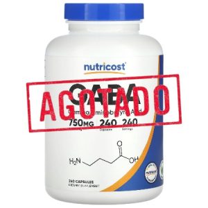 GABA (Ácido Gamma Aminobutírico) 750 MG x 240 CAPS - NUTRICOST