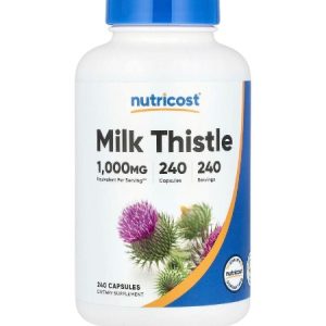 MILK THISTLE (Cardo Mariano/Silymarin) 1,000 MG x 240 CAPS - NUTRICOST