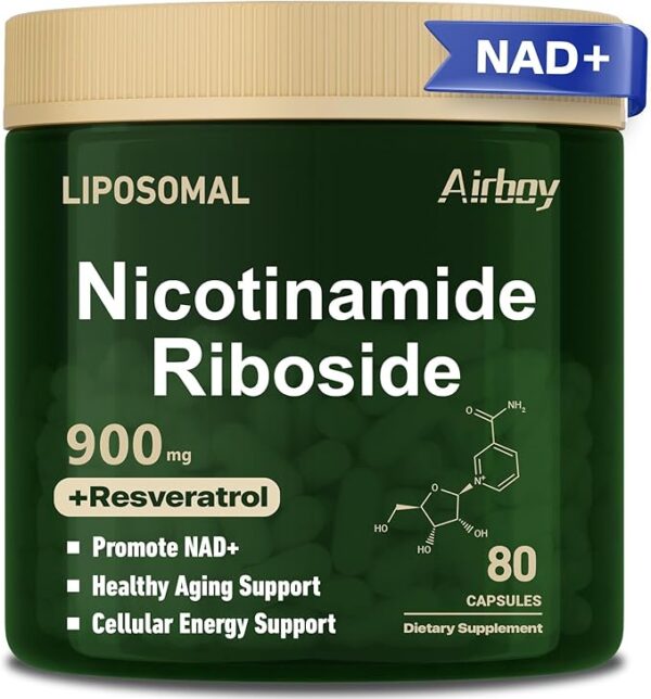 LIPOSOMAL NICOTINAMIDE RIBOSIDE 900MG X 80CAPS - AIRBOY