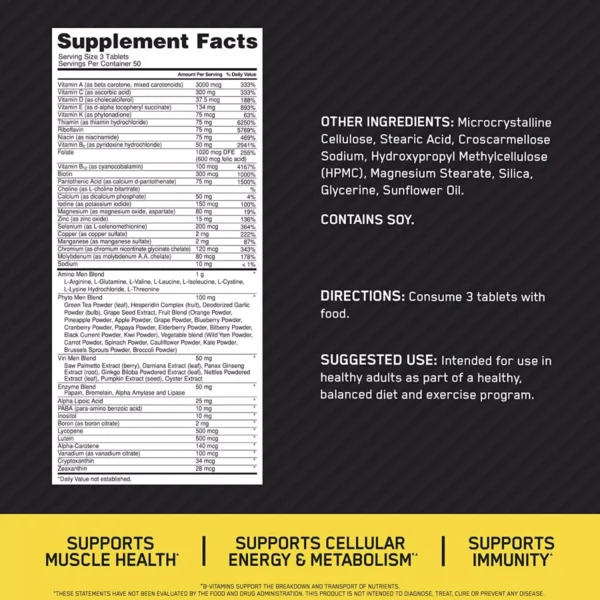 OPTI-MEN 150 TABLETS - UN - Imagen 2