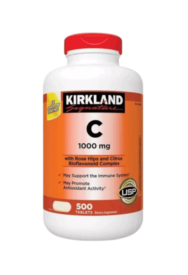 VITAMIN C 1000 MG X 500 TABLETS - KIRKLAND