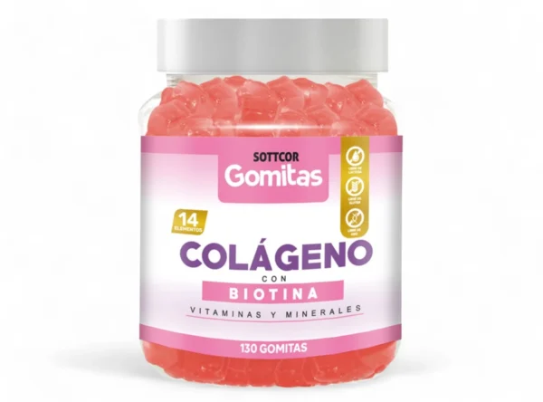 COLAGENO CON BIOTINA 130 GOMITAS - SOTTCOR