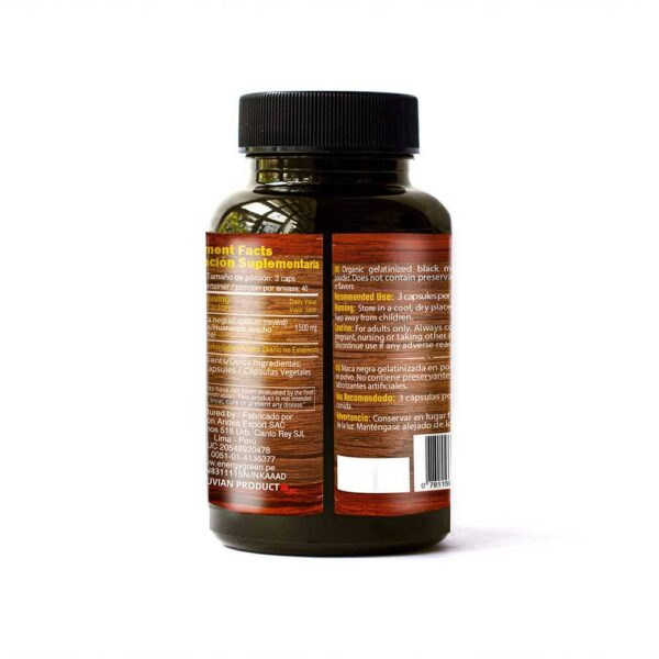 HUANARPO MACHO & BLACK MACA 120 CAPS X 500 MG - ENERGY GREEN - Imagen 2