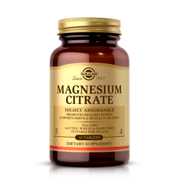 MAGNESIUM CITRATE 60 CAPS - SOLGAR
