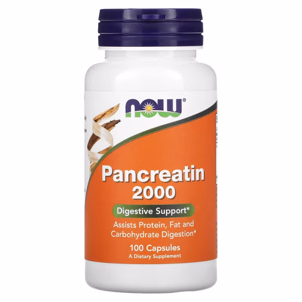 PANCREATIN 2000 MG X 100 CAPS - NOW