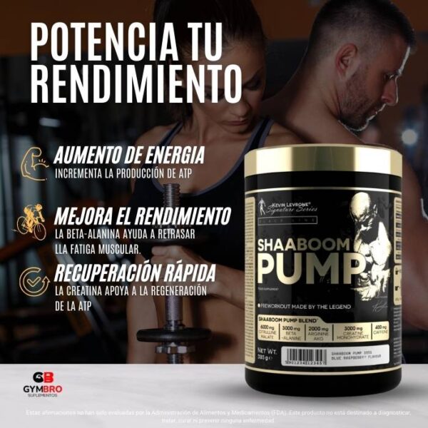 SHAABOOM PUMP 385 G (EN POLVO) - KEVIN LEVRONE - Imagen 2