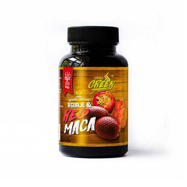 AGUAJE & RED MACA 120 CAPS X 500 MG - ENERGY GREEN