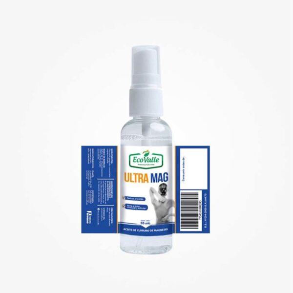 UM ULTRA MAG ACEITE CLORURO DE MAGNESIO 55 ML - ECO VALLE - Imagen 2