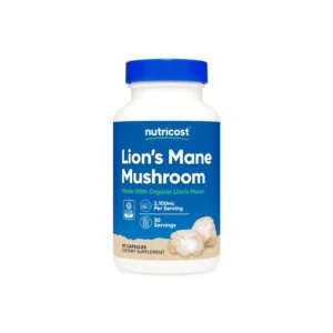 LION'S MANE MUSHROOM ORGANIC 2,100 MG x 90 CAPS - NUTRICOST