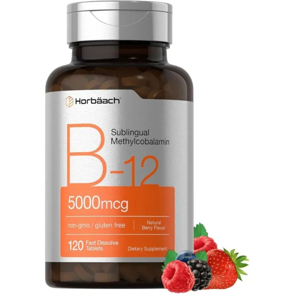 B-12  5000 MCG X 120 TABLETS - HORBAACH