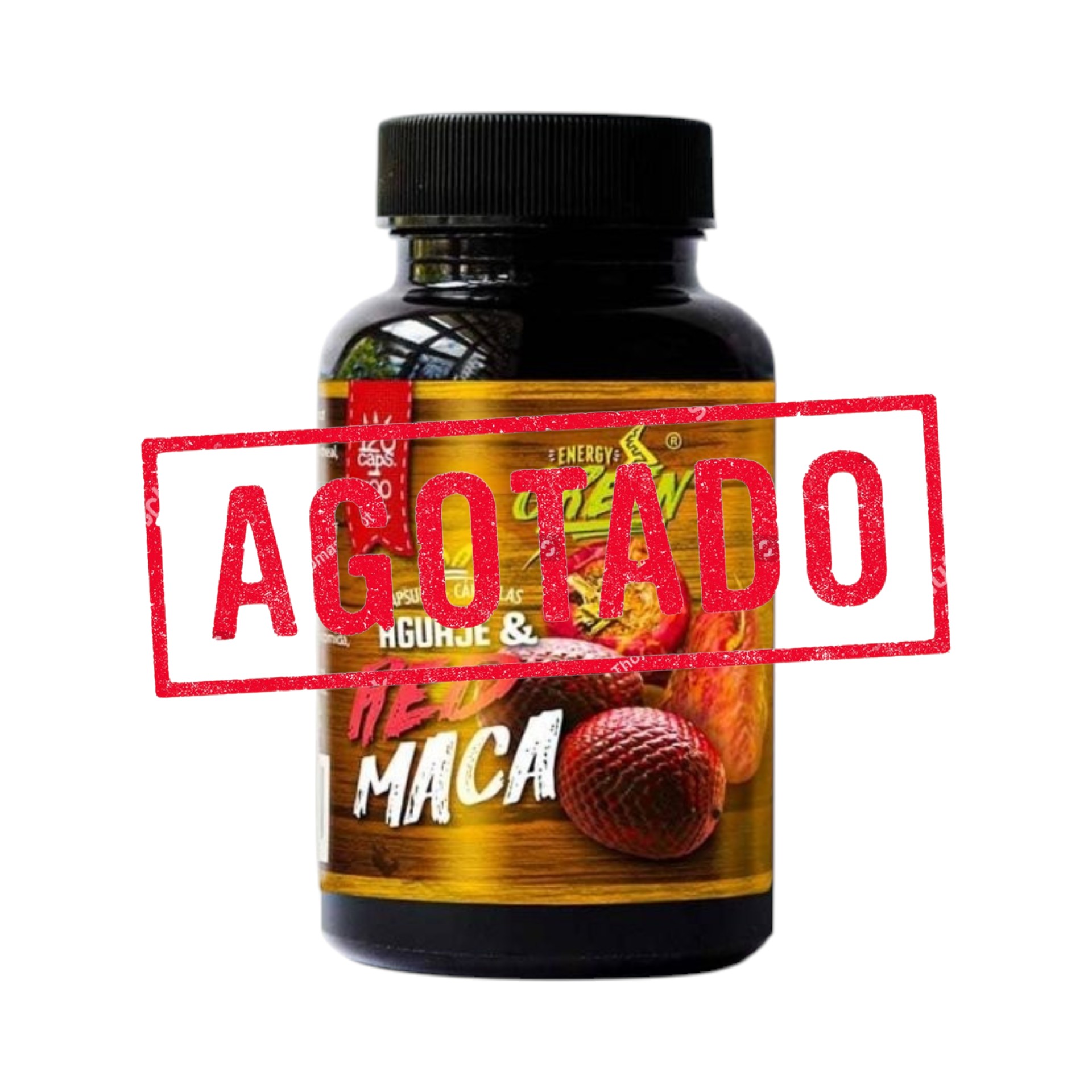 AGUAJE & RED MACA 120 CAPS x 500 MG - ENERGY GREEN