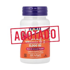 VITAMIN D-3 5,000 IU x 125 MCG, 240 SOFT - NOW