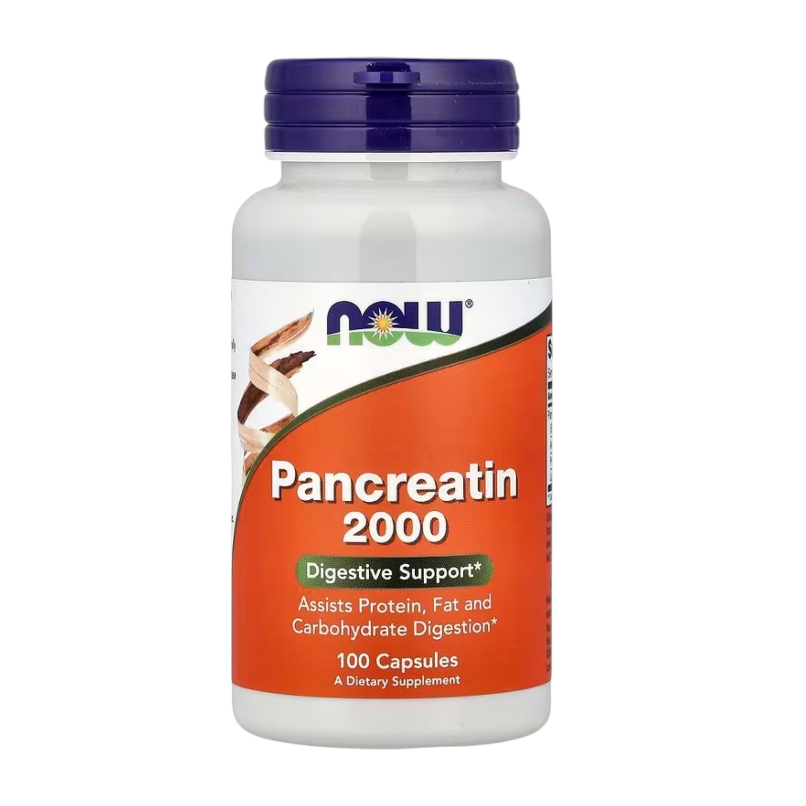 PANCREATIN 2000 MG x 100 CAPS - NOW - Imagen 3