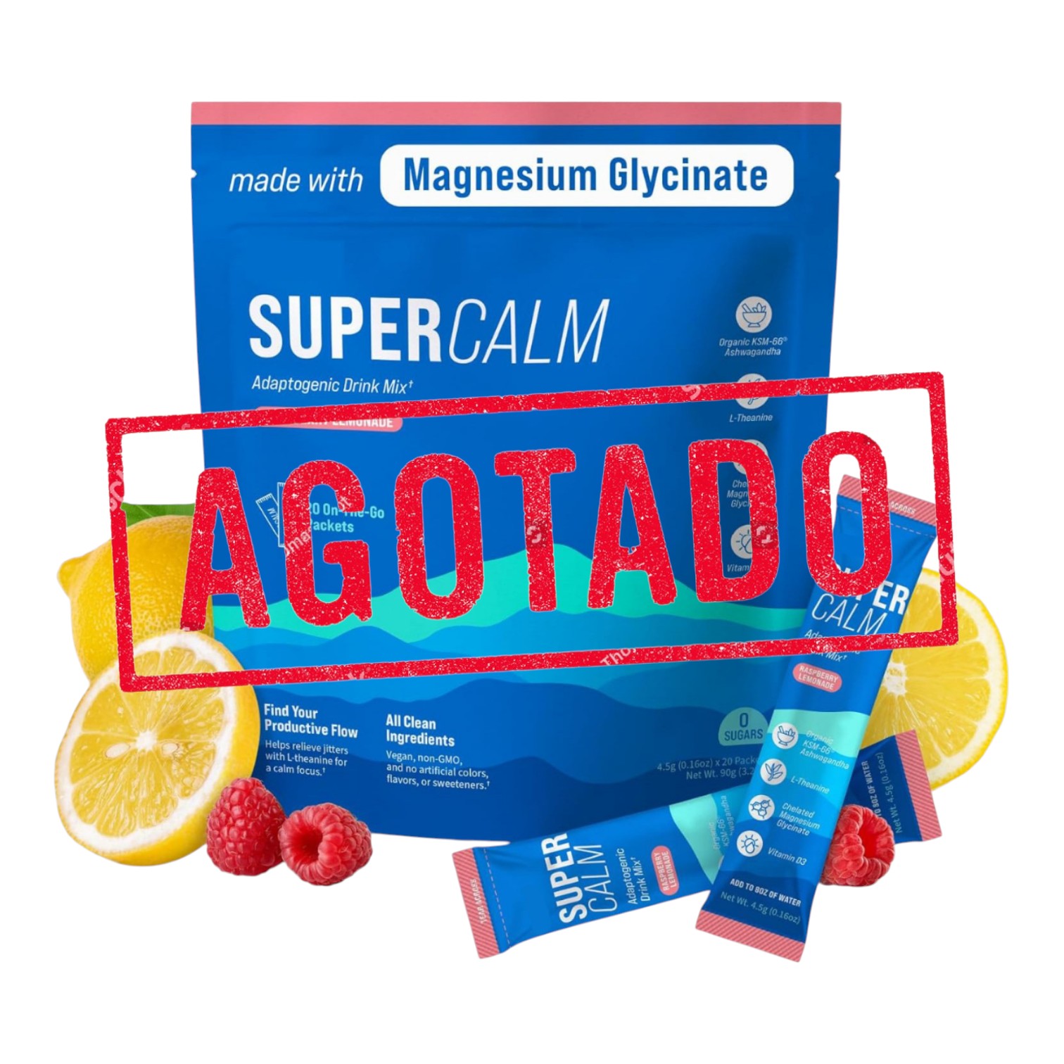 SUPERCALM 90 GR EN POLVO 20 ON THE GO PACKETS