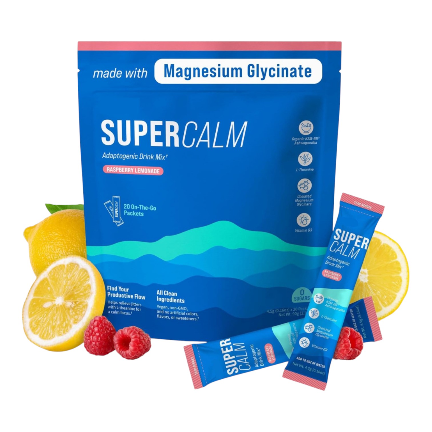 SUPERCALM 90 GR EN POLVO 20 ON THE GO PACKETS - Imagen 3