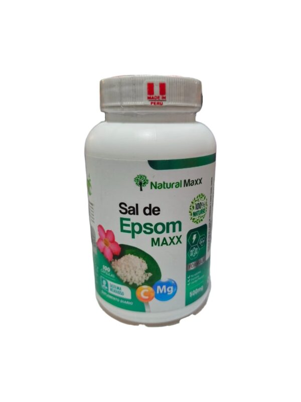 SAL DE EPSOM MAXX (500 MG X 100 CAPS) - NATURAL MAXX