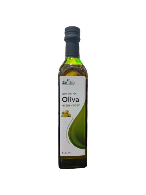 ACEITE DE OLIVA EXTRA VIRGEN (VIDREO 500 ML) - DANDILU - Imagen 2