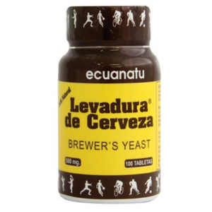 LEVADURA DE CERVEZA 500MG x 100 TABLETAS - ECUANATU