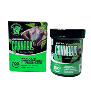 UNGUENTO CANNABIS CON COCA Y MOLLE 100gr APROX - LOS DORADOS INCAICOS