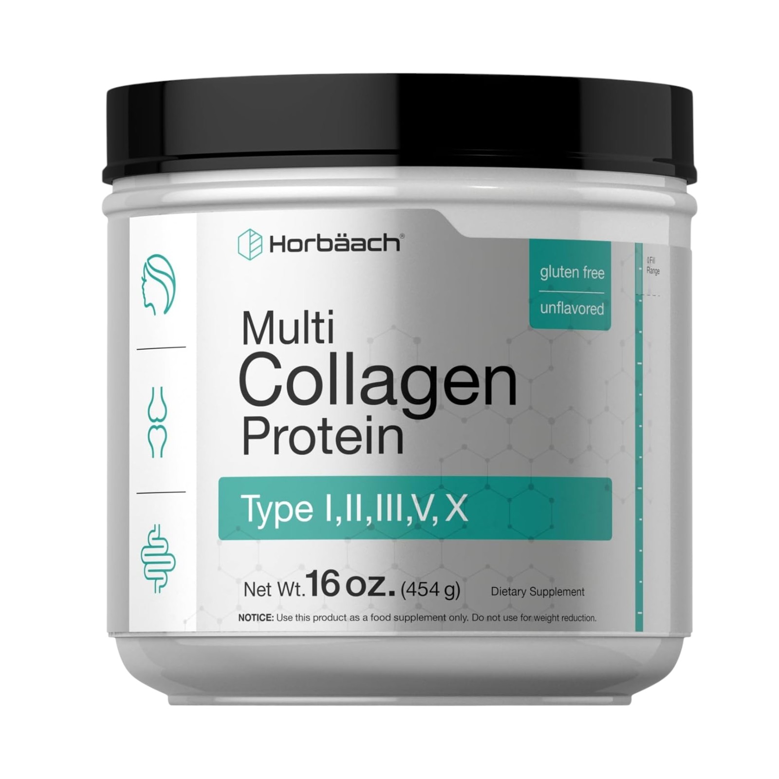 MULTI COLLAGEN PROTEIN (454 G) - HORBAACH - Imagen 3