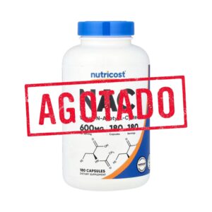 NAC Vegan N-Acetyl L-Cysteine 600 MG x 180 CAPS - NUTRICOST