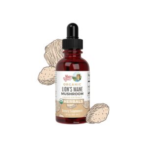 ORGANIC LION'S MANE MUSHROOM (30 ML) - MARY RUTH'S