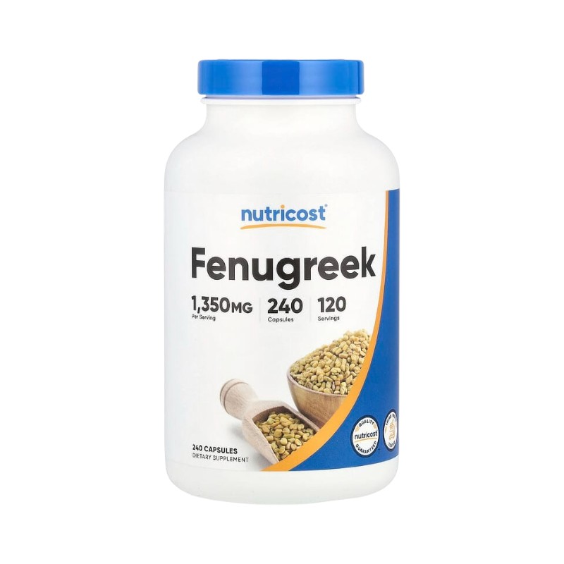 FENUGREEK 1,350 MG x 240 CAPS - NUTRICOST - Imagen 4