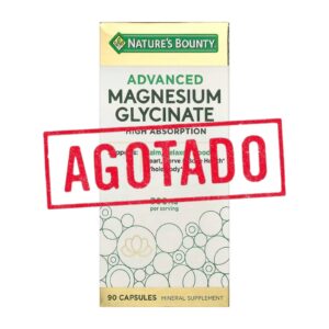 MAGNESIUM GLYCINATE (GLICINATO DE MAGNECIO) 360 MG x 90 CAPS - NATURE'S BOUNTY