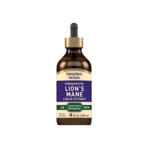 THERAPEUTIC LION'S MANE LIQUID EXTRACT 118 ML - PIPING ROCK