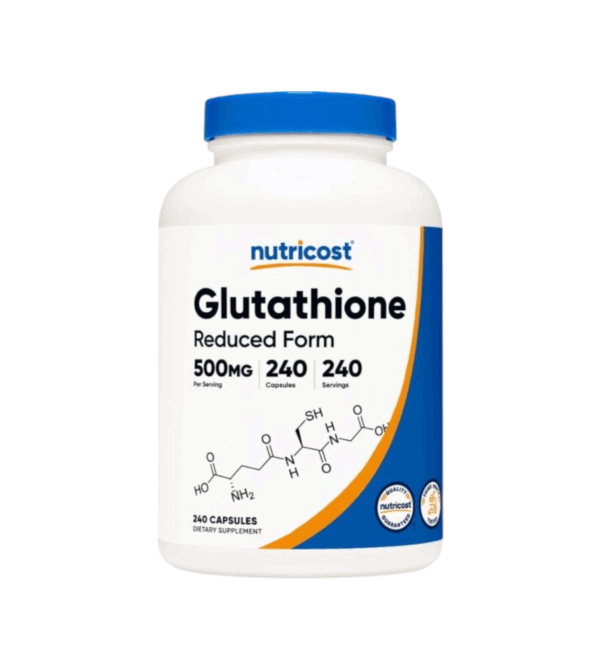 GLUTATHIONE (Reduced form) 500 MG X 240 CAPS - NUTRICOST