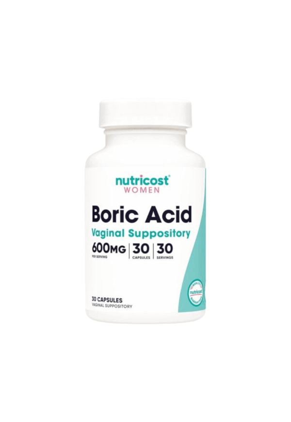 BORIC ACID 600 MG X 30 CAPS - NUTRICOST WOMEN