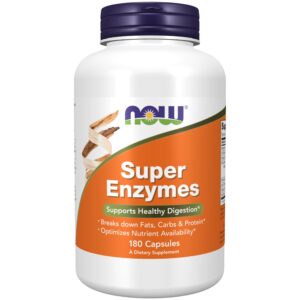 SUPER ENZYMES (Supports Healthy Digestion)180 CAPS - NOW