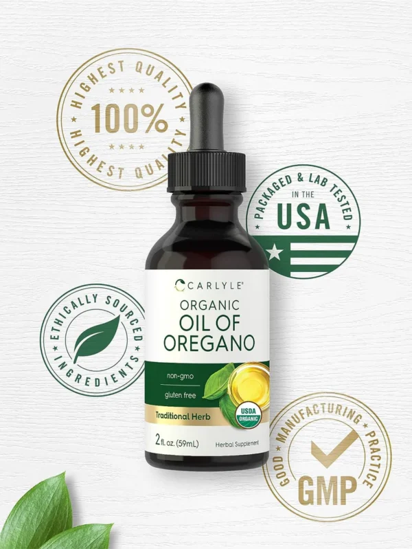 ORGANIC OIL OF OREGANO (GOTERO 59 ML) - CARLYLE - Imagen 4