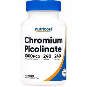 CHROMIUM PICOLINATE 1000 MCG X 240 CAPS - NUTRICOST