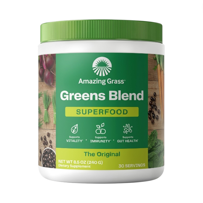GREENS BLEND (POTE 240 GR) - AMAZING GRASS - Imagen 2