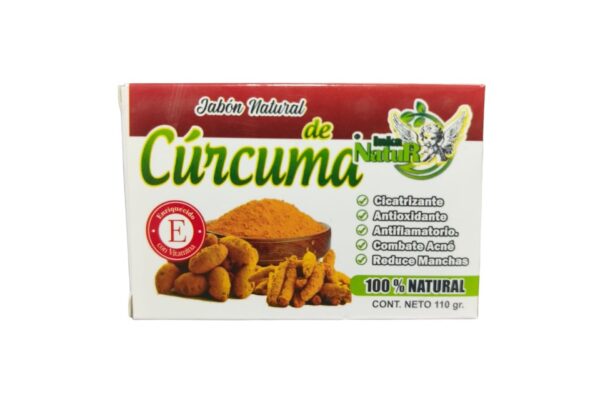 JABON NATURAL DE CURCUMA (110gr) - INKA NATUR